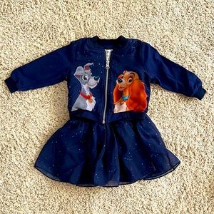 Disney Lady and the Tramp x Pippa & Julie dress and jacket set